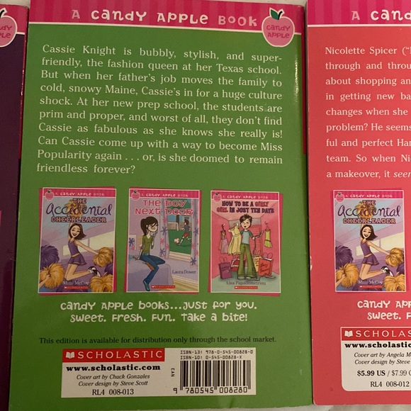 4 Candy Apple books for ages 11+ - Picture 3 of 5
